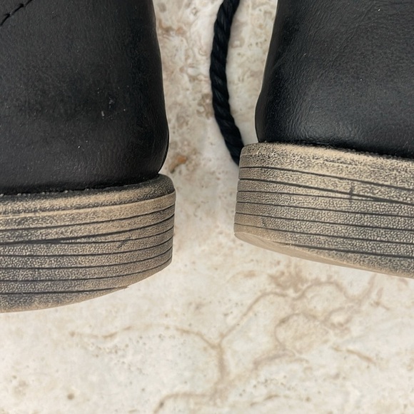 ROXY Mountain & The Seas black tall winter lace up boots size 6.5 - Picture 16 of 16